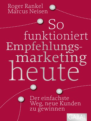 cover image of So funktioniert Empfehlungsmarketing heute